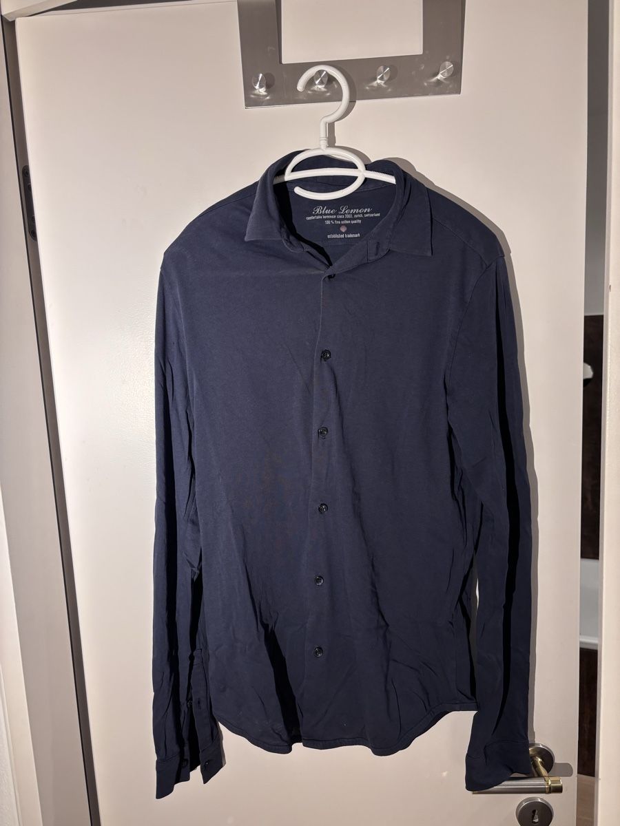 Camicie: Casual Strandhemd Mann (Blue Lemon) – Usato da Jona venduto da yan_sg85