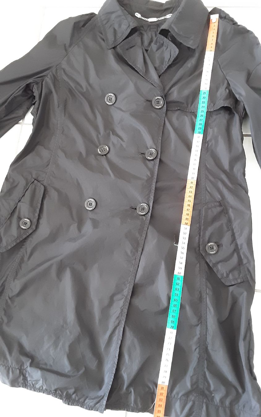 Cappotti: Seventy trench, L, imperméable, coupe-vent, noir, polyester – Usato da Neuchâtel venduto da Virgule50 8