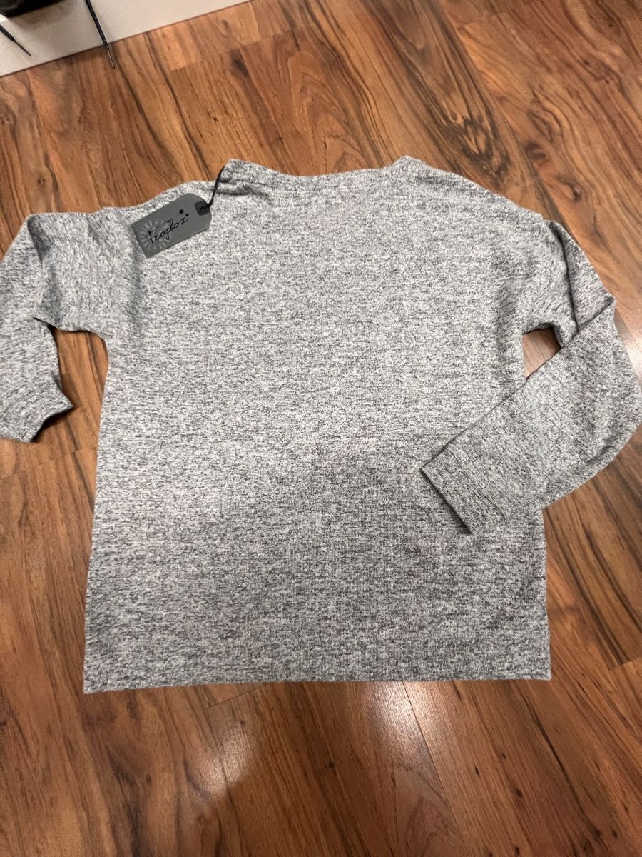 Pullover & Sweatshirts: Frogbox Sweatshirt Grau Meliert mit Perlen neu Gr.S – Neu und originalverpackt aus Burgdorf von puppennetz 3