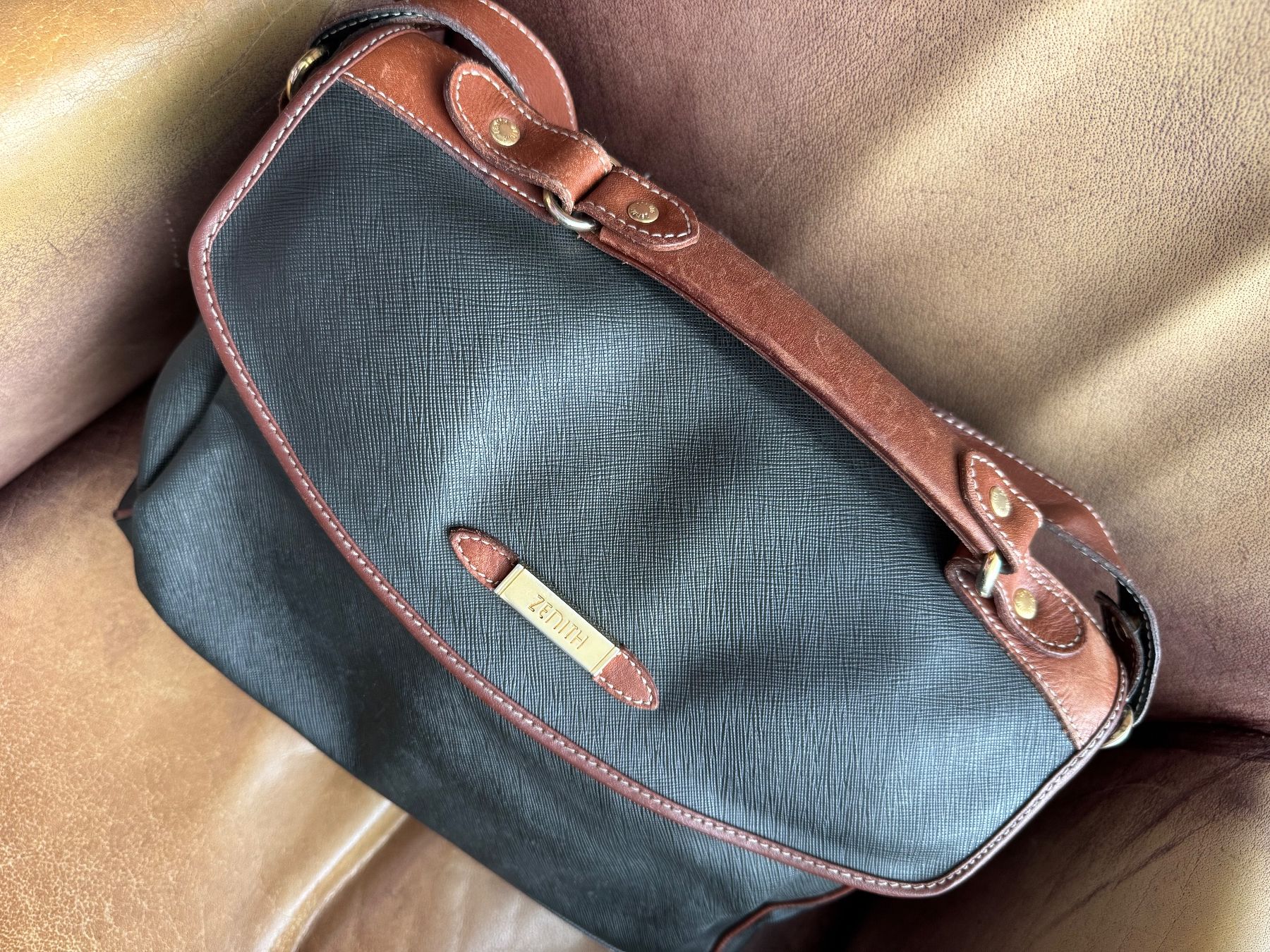 Borse: Vintage Ledertasche Zenith – Usato da Obfelden venduto da cesarina10 2