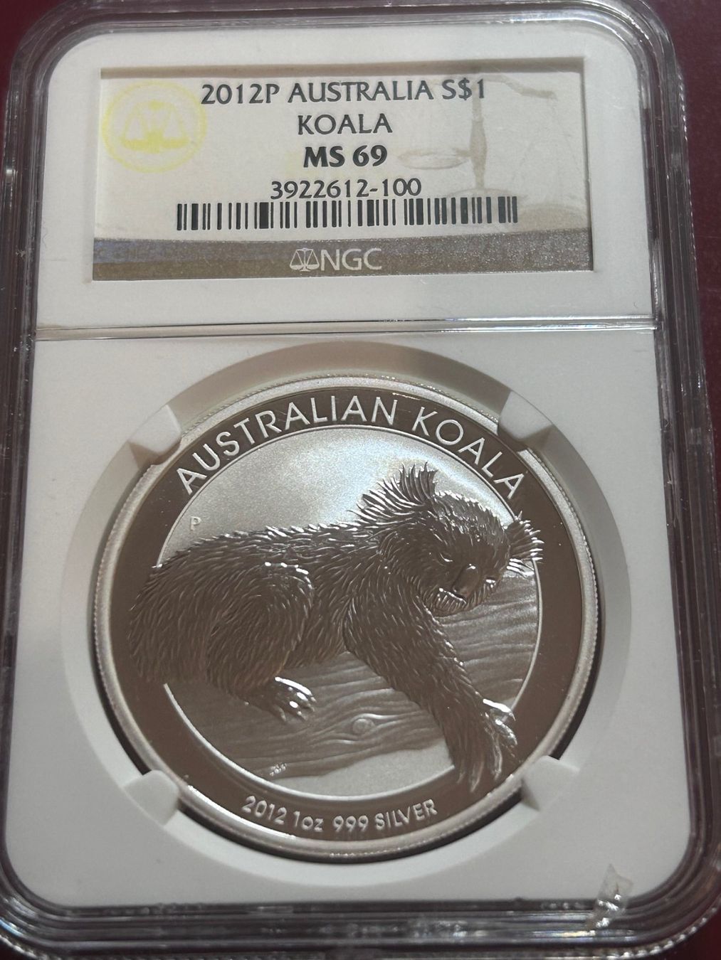 Tutti le monete: 2012 Koala 1oz Unze Silber .999 NGC MS69 – Nuovo (secondo la descrizione) da Oberengstringen venduto da Martin220465