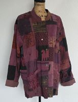 Patchwork Jacke im Ethno-Stil, Gr. L/XL