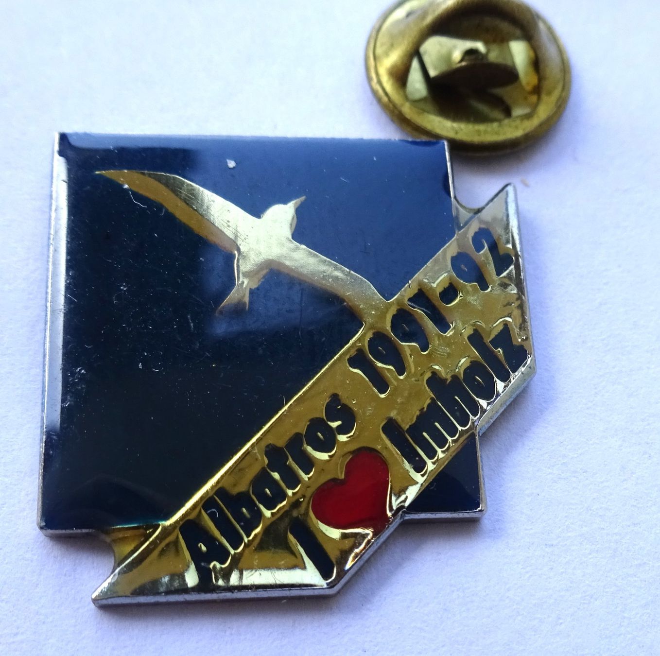 Placchette & Badge: Pin  I lic IMHOLZ  Albatros – Usato da Utzenstorf venduto da BUtter81
