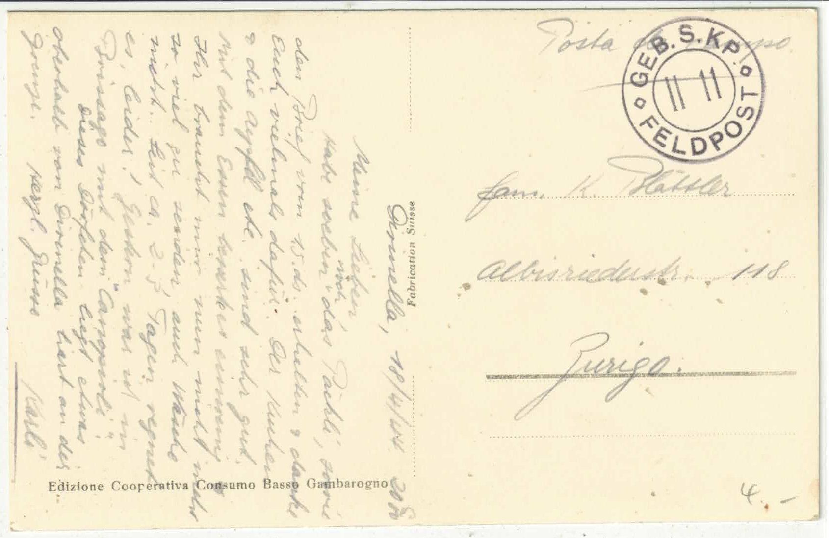 Cartoline postali: St. Abbondio - Lago Maggiore – Usato da Ettingen venduto da Kartenplanet 1