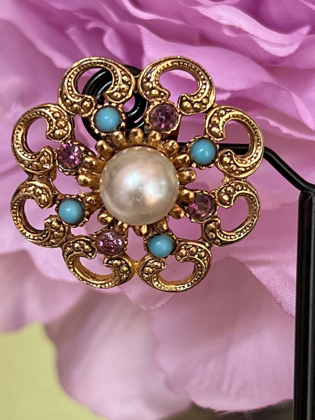 Orecchini pendenti & Orecchini a lobo: Vintage Ohrclip – Usato da Seon venduto da Sunny-Schmuck78 1