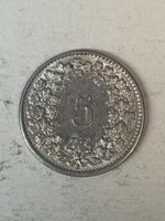5 Rp. 1937 vz – schöne Patina – Sammlerstück