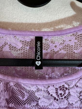 Basic Top Von Chicoree Gr. S lila