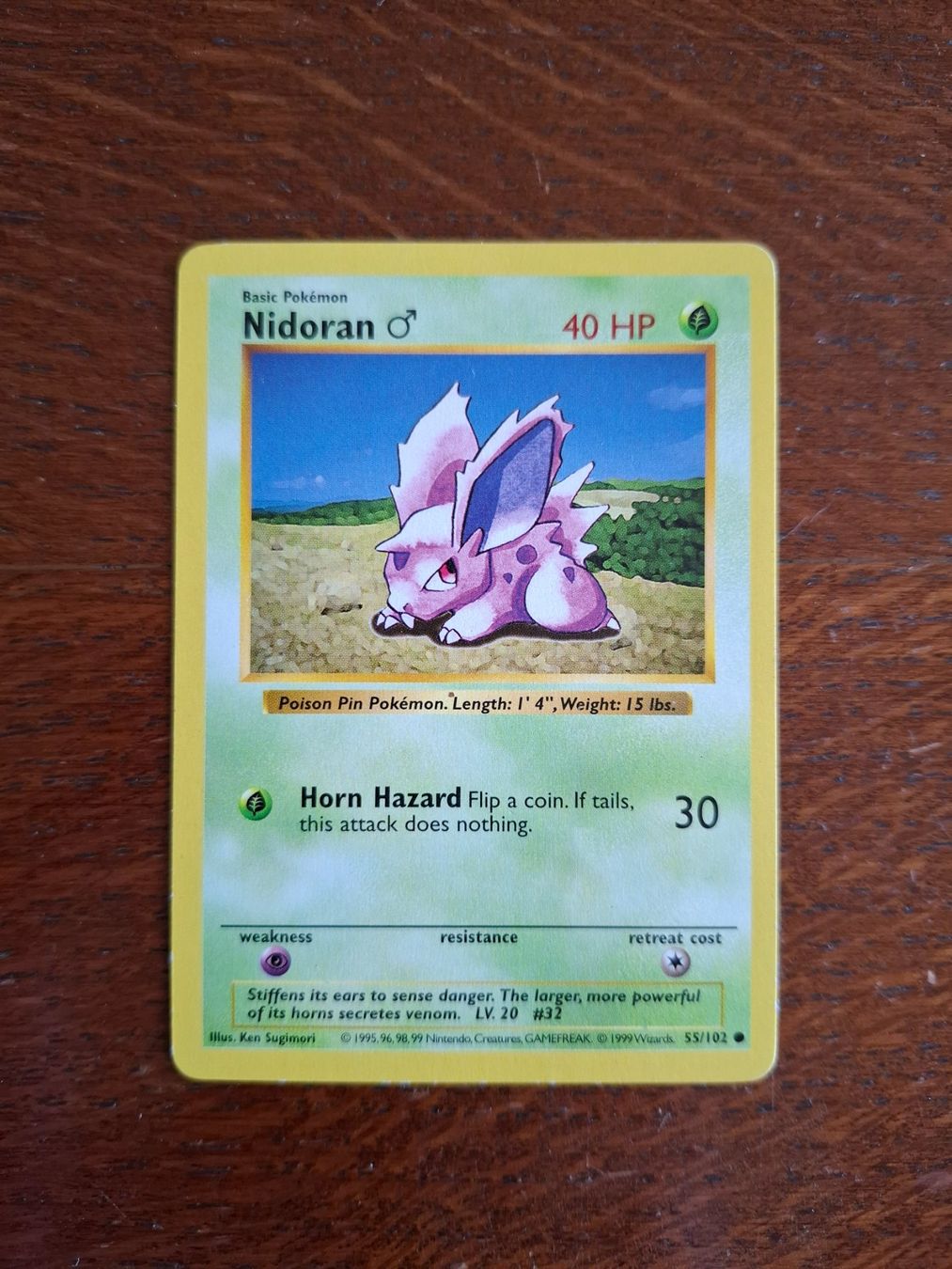 Pokémon Carte collezionabili: Pokemon Nidoran Base Set Shadowless 55/102 – Usato da Giornico venduto da ale_lc8k