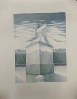 MARTIN RUF LITHOGRAPHIE SIGNIERT 50X40CM ZUSTAND GUT