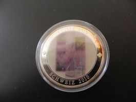 Medaille Währung Schweiz Banknote 1000 Franken seit 2010