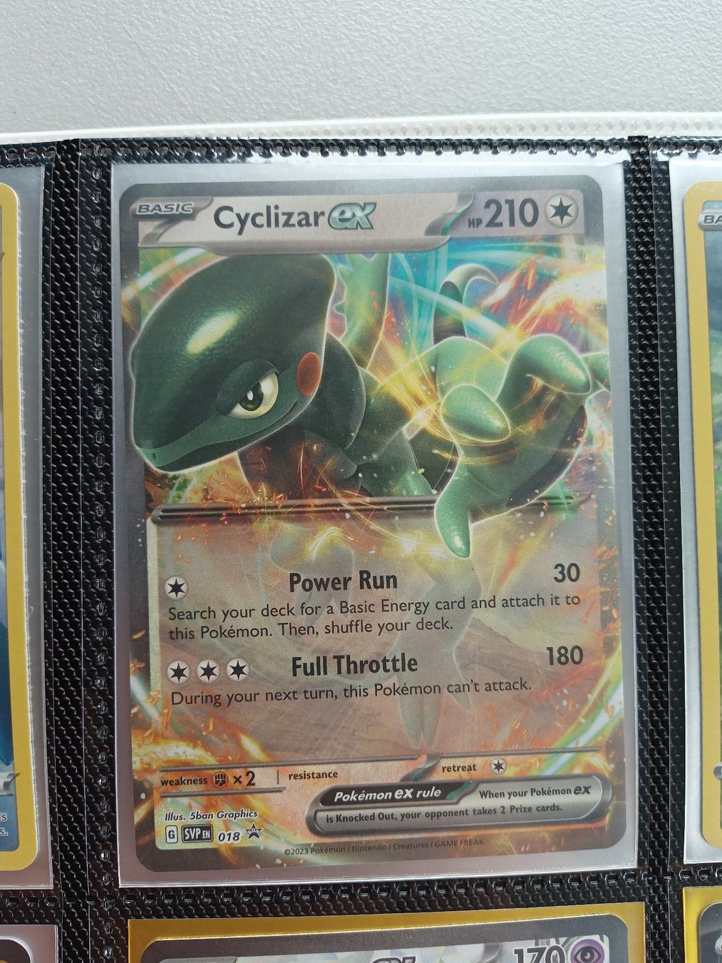 Pokémon Carte collezionabili: Cyclizar ex – Usato da Altstätten SG venduto da GGsGameshop
