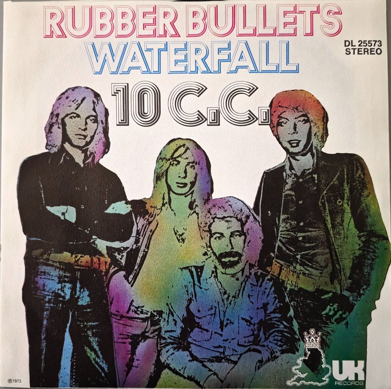 Dischi in vinile: 10 C.C. Single – Rubber Bullets / Waterfall – Usato da Root venduto da atelier22 1