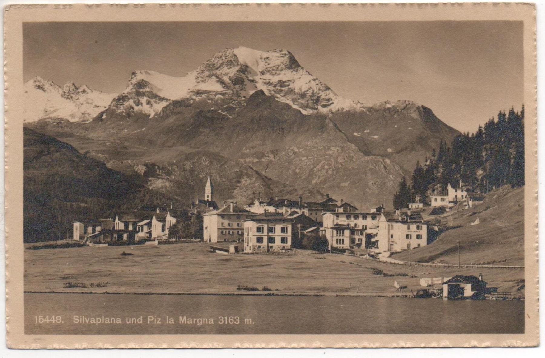 Cartoline postali: SILVAPLANA und Piz la Margna – Usato da Jona venduto da philajona