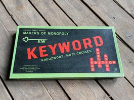 Vintage Brettspiel KEYWORD Kreuzwort, 1950er Jahre