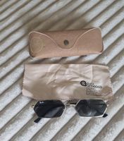 Ray-Ban Sonnenbrille Gold Sechseck | inkl. Original-Etui