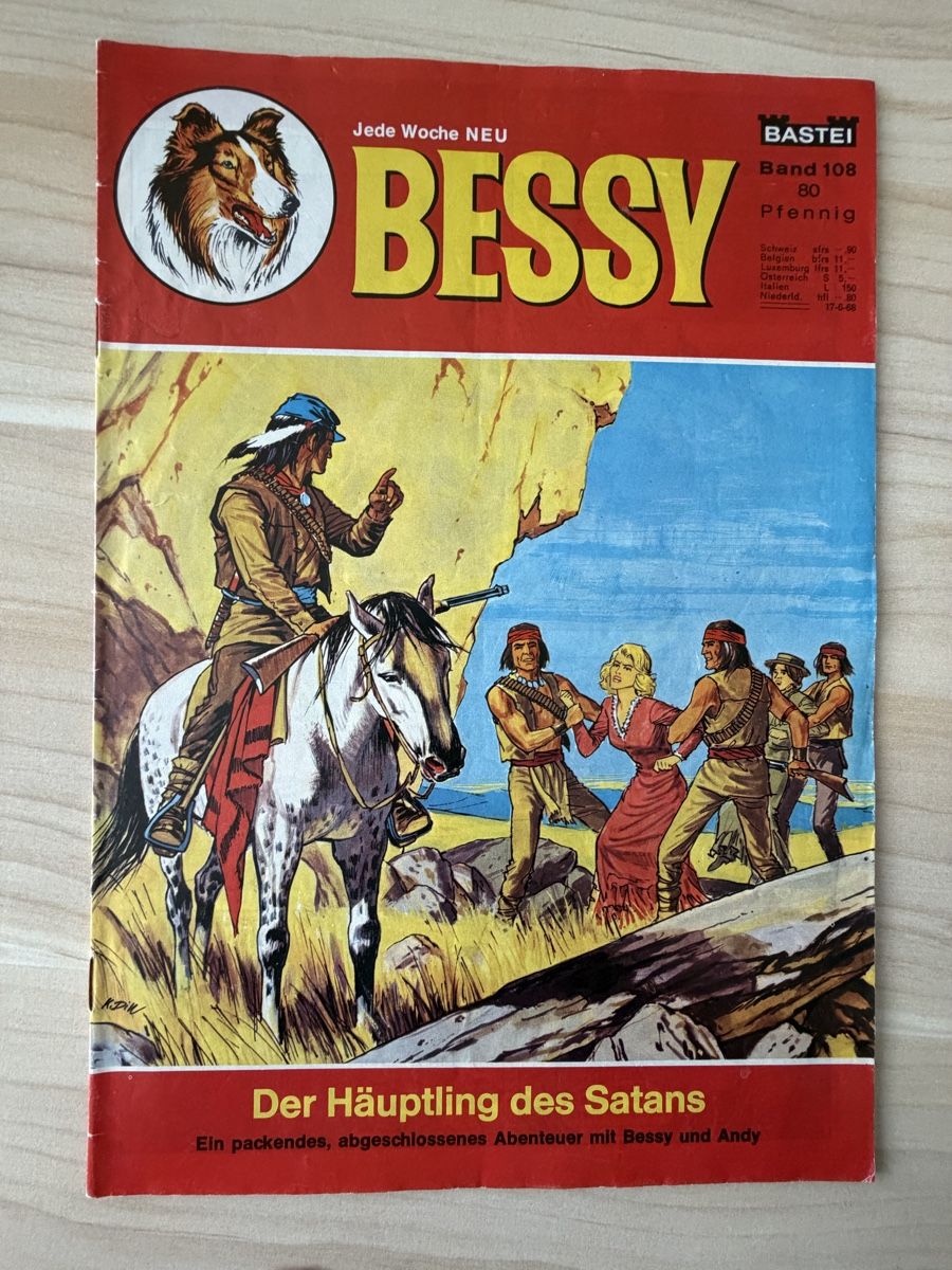 Fumetti: Bessy Bastei 1.Aufl. Heft 108, 1968 – Usato da Kehrsatz venduto da Raboy