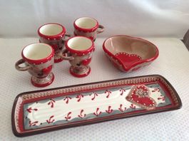 Terres et Couleurs - plat - coquetiers - coupelle