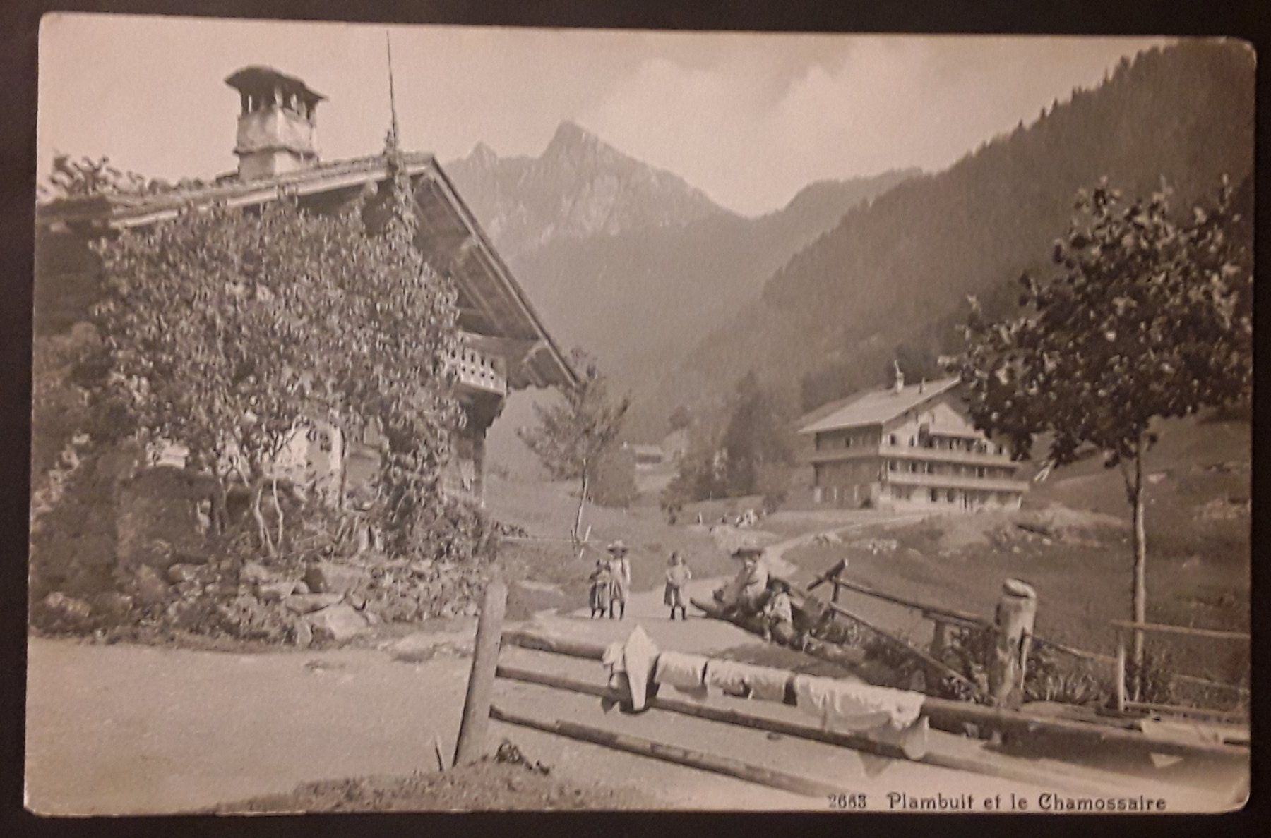 Cartoline postali: Carte de Plambuit et le Chamossaire – Usato da Walperswil venduto da Tcheidi
