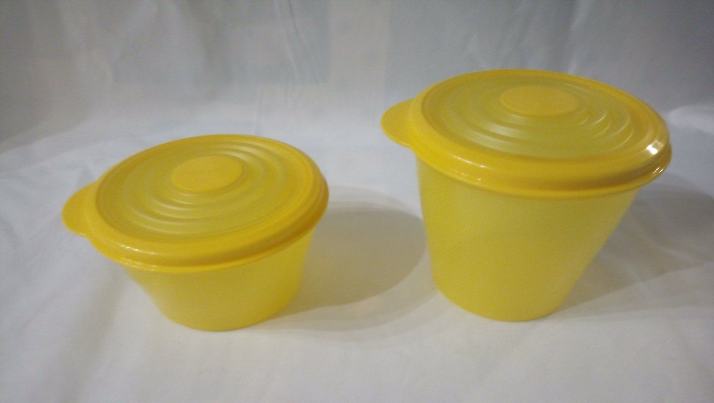 Tupperware Contenitori & Simili: TUPPERWARE Bungee - Rundbehälter-Set - 500 ml & 800 ml – Usato da Werdenberg venduto da EXA-Secondhand