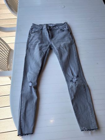Jeans slim gris