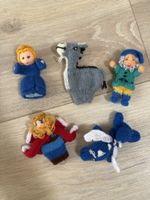 5 Handgefertigte Fingerpuppen Set Märchenfiguren