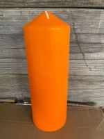 Neu Kerzen Orange 60x200mm hoch/Neu/OVP