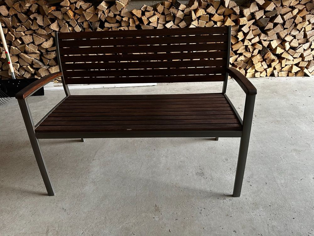 Gartenbank Metall / Holz Kaufen auf Ricardo
