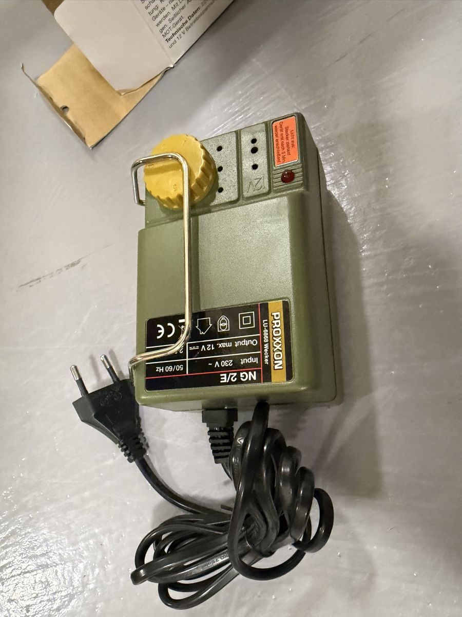 Alimentazione elettrica: Proxxon Netzgert NG 2/E, 12V, mit Anleitung – Usato da Abtwil AG venduto da be5pc 2