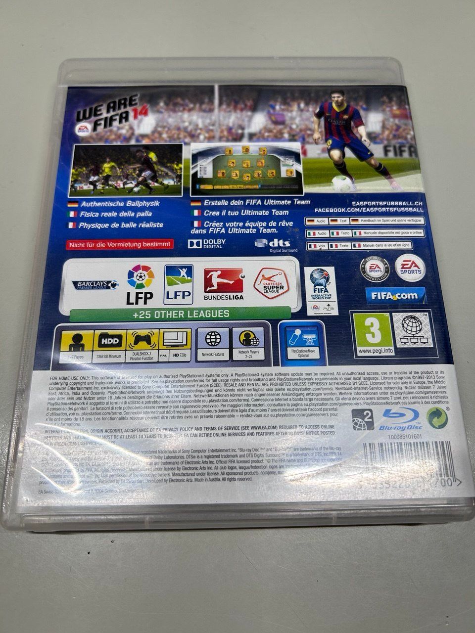 Giochi: FIFA 14 per PlayStation 3 (PS3) – Usato da Giubiasco venduto da LorisVale 1