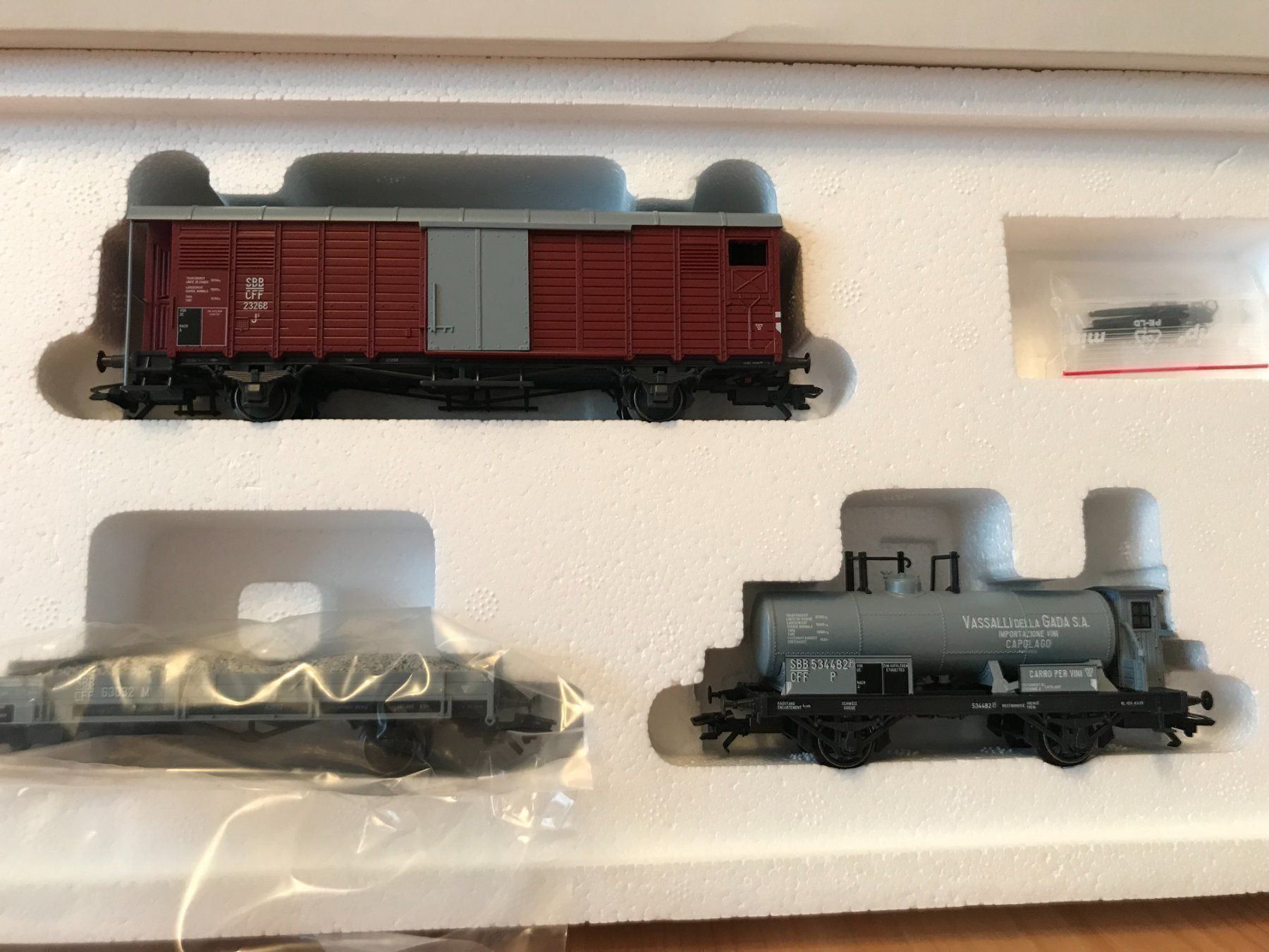 Märklin Modellini di ferrovie: Märklin 48803, SBB Güterwagen-Set – Nuovo e nell'imballaggio originale da Frauenfeld venduto da Thurgovia88 3