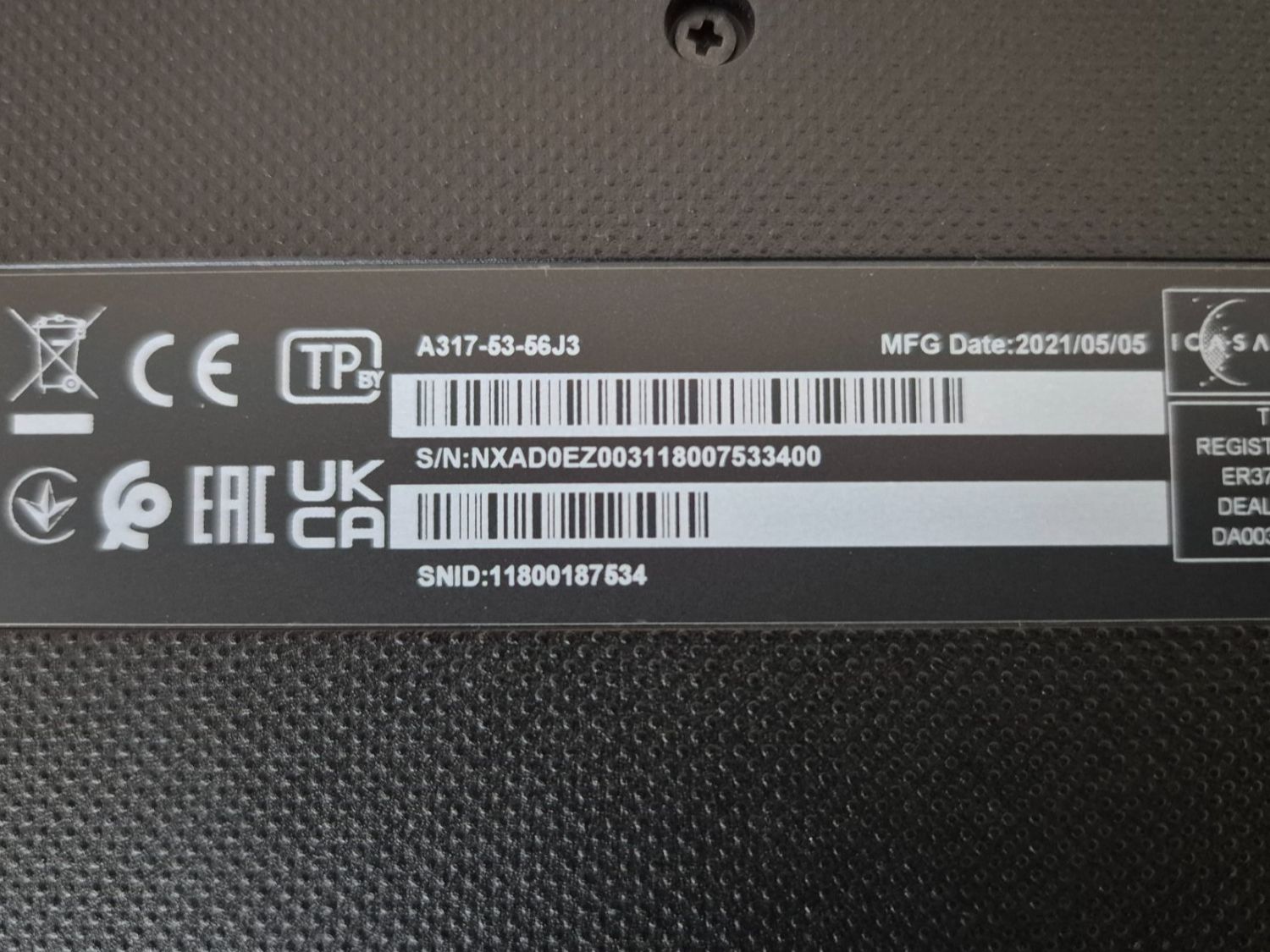 Acer Notebooks: Acer Aspire A317-53 – Gebraucht aus Buttisholz von feld19 1