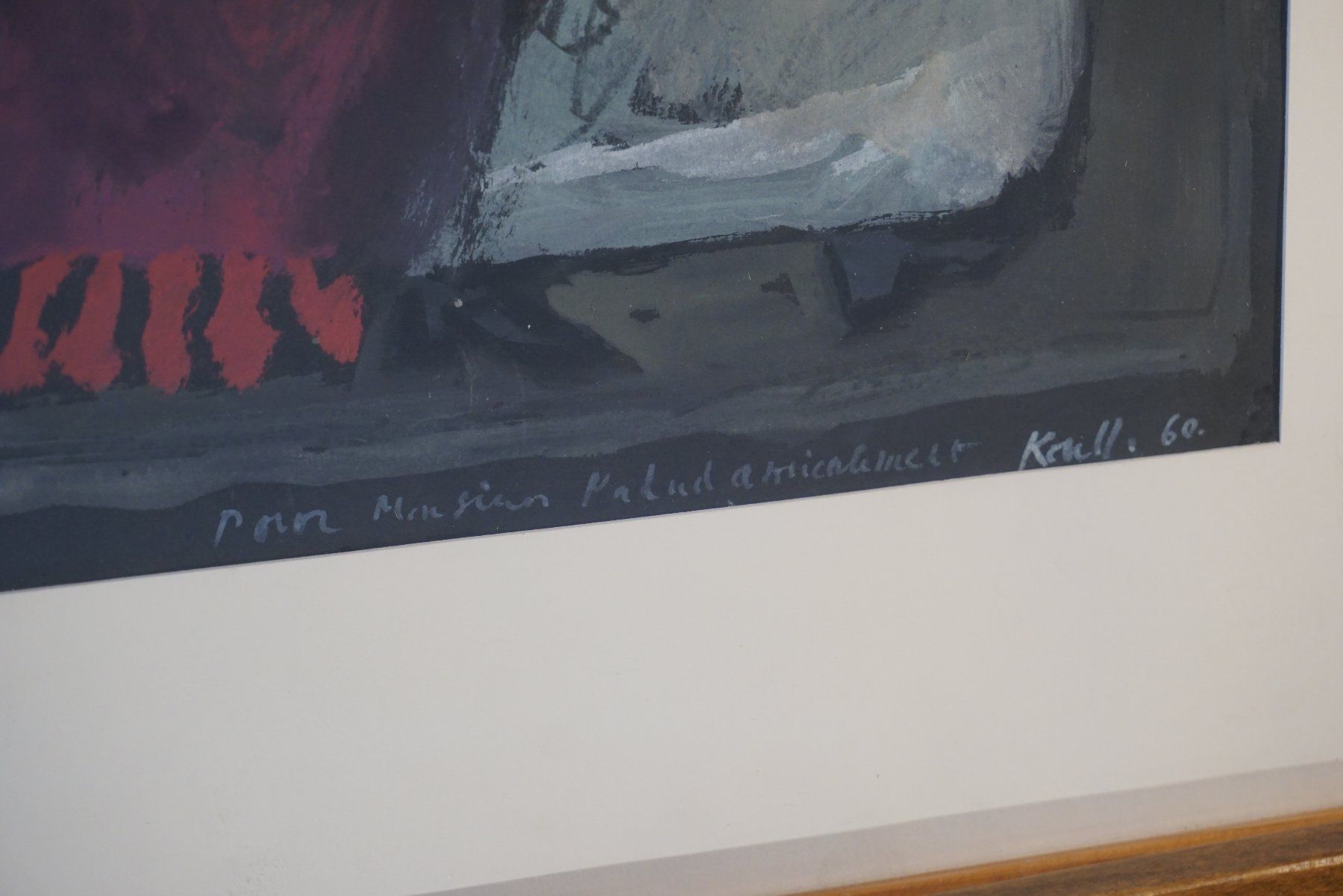 Tableaux: Gouache Ubu Roi, Gilbert Koull – D'occasion à Genève par mor_qrm5 1