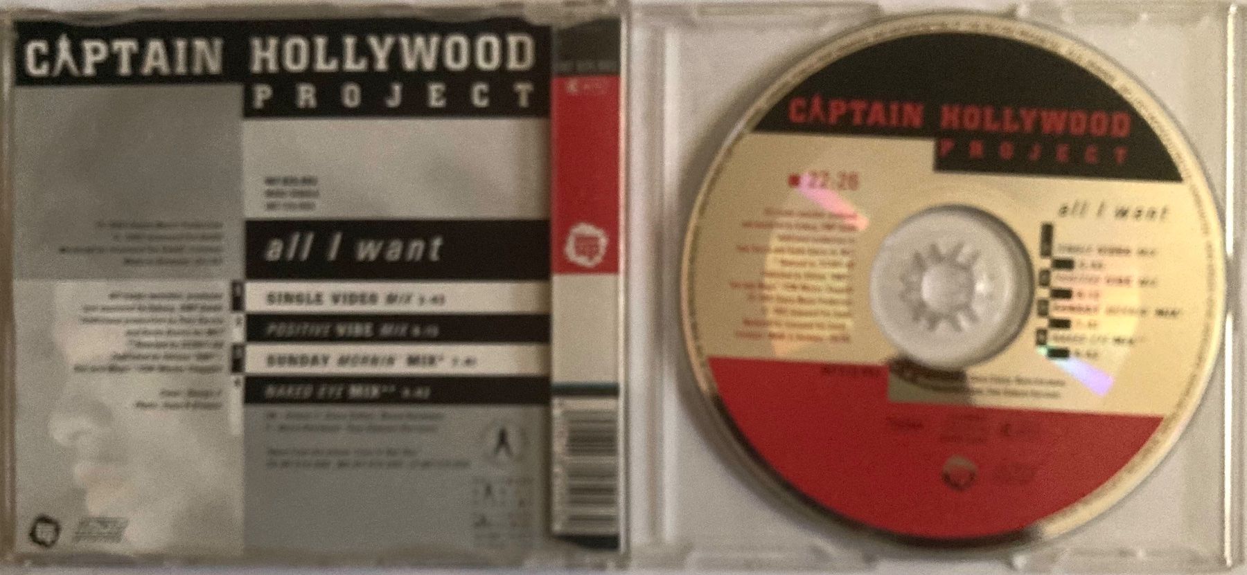 CDs: CAPTAIN HOLLYWOOD PROJECT - ALL I WANT – D'occasion à Poliez-Pittet par Newtown-Records 1