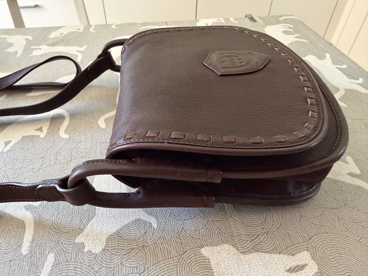 Massimo Dutti Borse da donna: Braune Leder Umhänge Tasche von Massimo Dutti – Nuovo e nell'imballaggio originale da Buchs AG venduto da wilpena 4