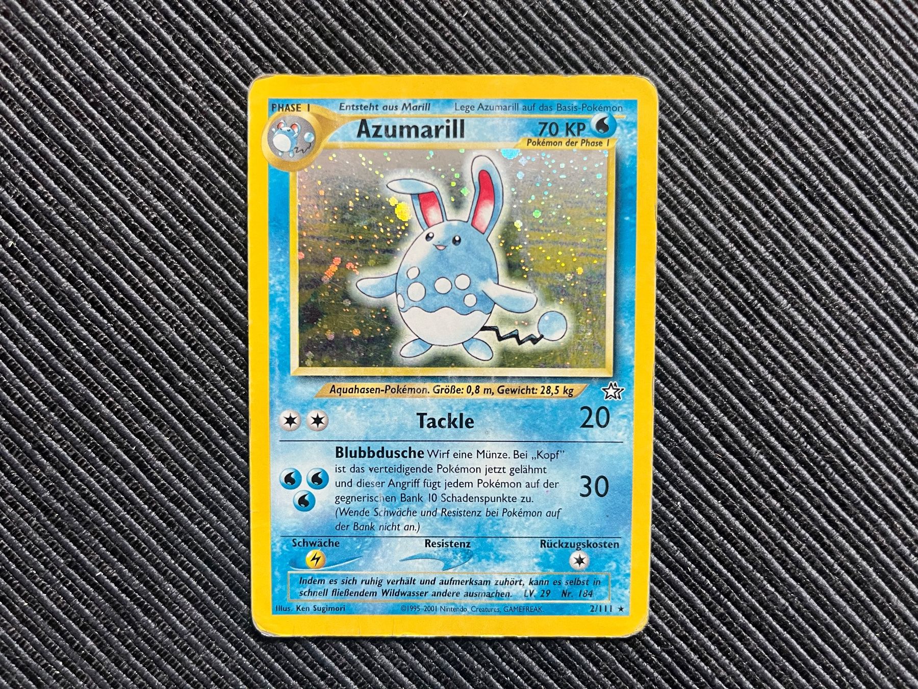 Pokémon Carte collezionabili: Pokemon Azumarill Holo Neo Genesis – Usato da Wabern venduto da Collectfun