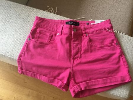 *REPLAY* Short pink Baumwolle NEU! 27