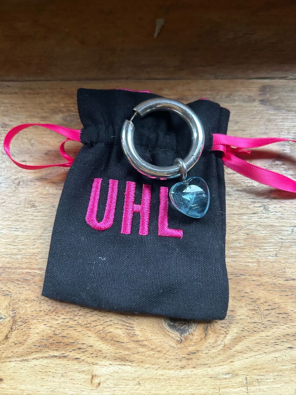 Orecchini pendenti & Orecchini a lobo: Ohrring Creole mit Aquamarin-Anhänger – Usato da Schaffhausen venduto da amwr 4