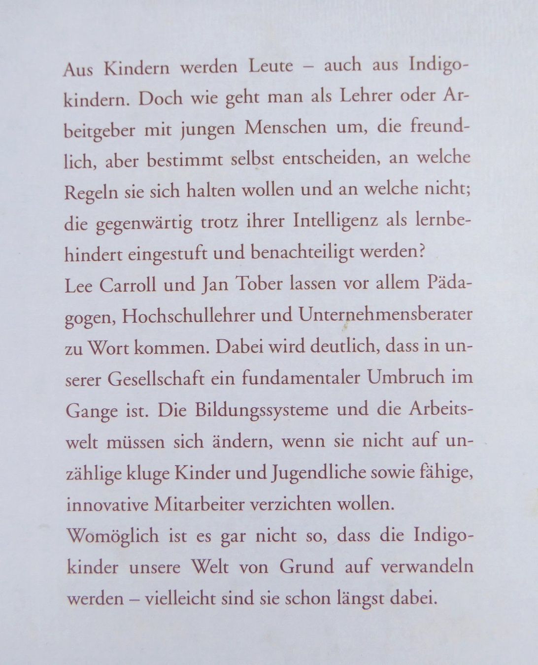 Libri: Indigos werden erwachsen – Usato da Mauren venduto da Yeelen 2