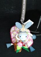 Rena Bambola Schwingfigur aus Holz mit Feder /Esel