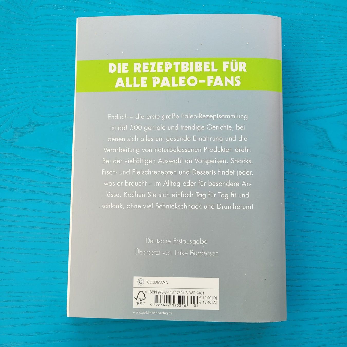 Libri: Dana Carpender- 500 PALEO - Rezepte – Nuovo (secondo la descrizione) da SCHÜBELBACH venduto da CoKaHa 2