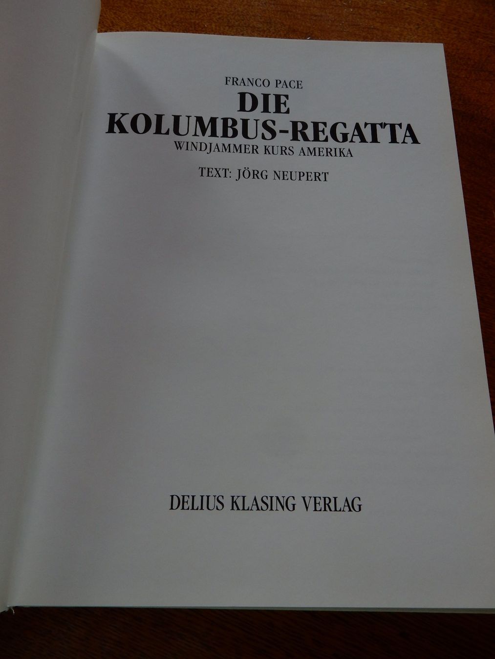 Livres: Franco Pace: Die Kolumbus-Regatta Windjammer Schiff – D'occasion à Jona par JOberg_25 1