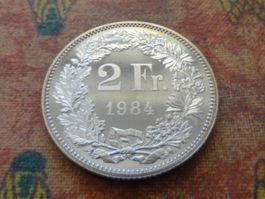 2 Fr. 1984  AUS MUNZSATZ KAPUTT