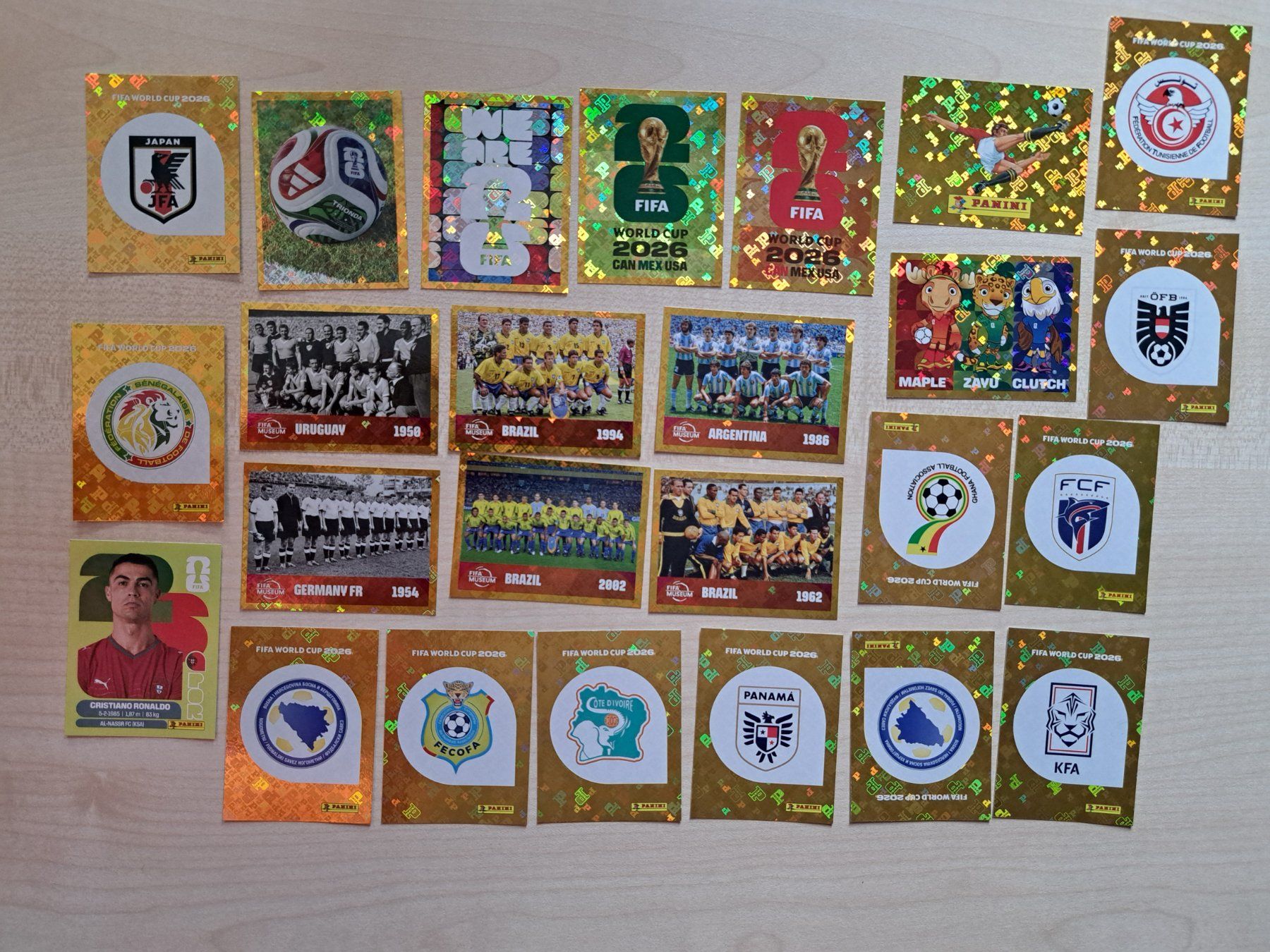 Panini Carte collezionabili: Panini Sticker mit Ronaldo – Nuovo (secondo la descrizione) da bazenheid venduto da salerno007