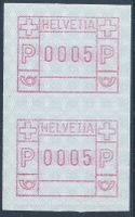 ATM 7AIIIx d Zusammenhängend Paar ** postfrisch