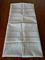 2 Antike Leinen  Kissenbezüge Monogramm LT
