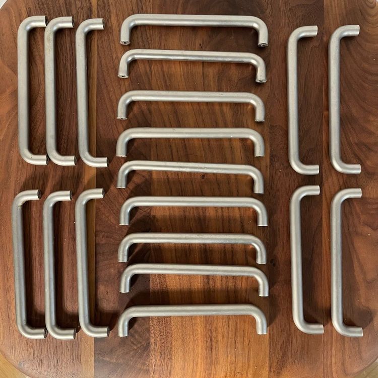 4 Stück Schrankgriffe Aus Aluminium – Rosa, 9,6 Cm Lochabstand | Für Schubladen & Kommoden