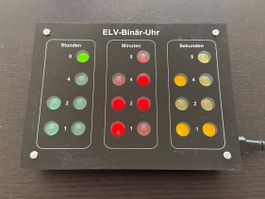 ELV Binär-Uhr BU 1, inkl DCF77-Funkuhr-Modul