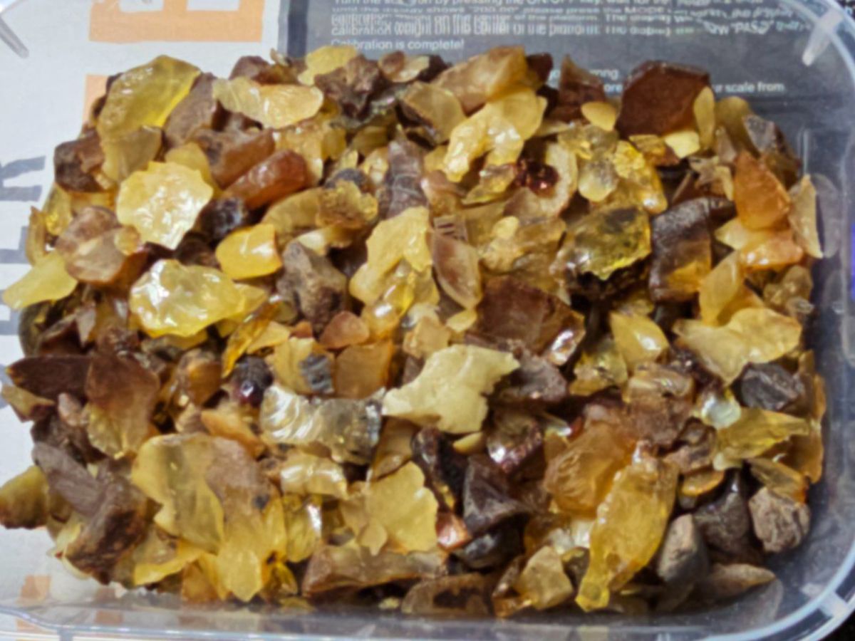 Minerali & Pietre curative: 100gr Rohbernstein hell lot baltisch Bernstein butterscotch – Nuovo (secondo la descrizione) da Riedt b. Erlen venduto da Gottestraene 7