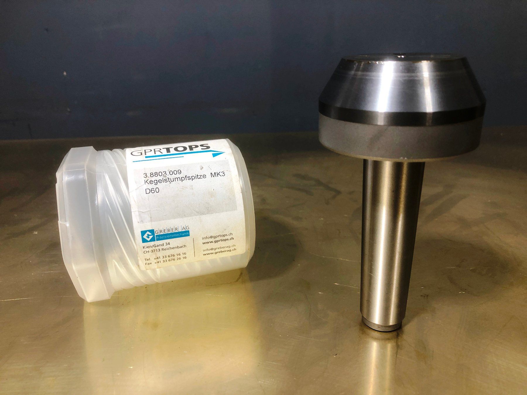 Alle Werkzeuge: Kegelstumpfspitze MK3, D60 GPRTops – Gebraucht aus Laufenburg von Sirluger