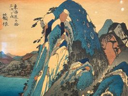 Utagawa Hiroshige, Hakone, Farbholzschnitt